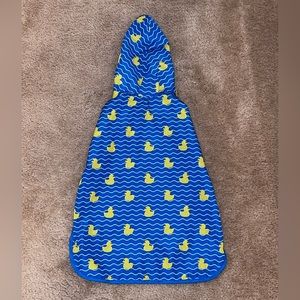 NWOT Frisco Rubber Ducky Dog Raincoat
